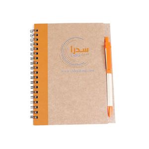 Promotional Custom Spiral <b>Leather</b> Cover A5 Ruled Journals Writing <b>Notebooks</b> Black 80 Sheets for Students - Product Image 2