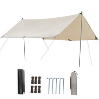 Tente de plage imperméable légère de 10/12ft pour la randonnée en camping