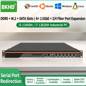 อุปกรณ์ไฟร์วอลล์แบบติดตั้งบนแร็ค 1U 6L2S Intel รุ่นที่ 12 และ 13 พร้อมพอร์ต 2.5GbE I226V จำนวน 6 พอร์ต  ตัวเลือกเสริม 10G SFP Plus - Product Image 2