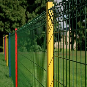 Clôture de sécurité en métal, acier, PVC, revêtement en poudre pour poteau de pêche, cadre en fer à faible <span class=keywords><strong>entretien</strong></span> Clôture à mailles de sécurité - Product Image 5