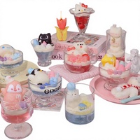 Bougie parfumée mignonne en forme de chat |   Marque privée disponible |   Bougie artisanale en cire de soja pour boutiques de cadeaux et commerces de détail