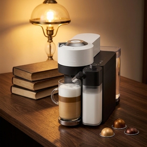 Cafetera Semiautomática de Cápsulas con Espumador de Leche, Compatible con <span class=keywords><strong>Vertuo</strong></span> Pods, Espresso/Latte/Cappuccino de un Solo Toque - Product Image 5