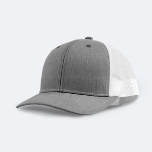Vietnam quantité minimale de commande bas gris clair casquette de camionneur Logo personnalisé Snapback maille sport casquette de Baseball 6 panneau uni solide adulte chapeaux chapeau - Product Image 1