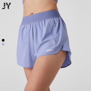 JoyYoung Pantaloncini Sportivi da Donna all'Ingrosso, Vita Alta Elastica, Tinta Unita, per Corsa, Palestra, Taglie Forti, Abbigliamento Sportivo e Yoga - Product Image 1