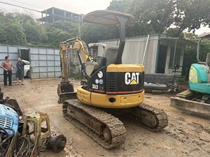 Stock prêt Mini pelle Cat 303CR 3.5 tonnes Caterpillar 303 303C 303E 303.5E 303.5E2 cat303.5 pelleteuses d'occasion - Product Image 4