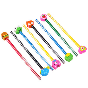 BECOL - Lápices de Madera Coloridos y Bonitos para Estudiantes, Lápices HB Estándar Creativos con Borrador de Dibujos Animados para Niños, Regalos - Product Image 6