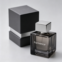 Flacon de parfum haut de gamme 50 ml, flacon de parfum 100 ml vide avec emballage boîte