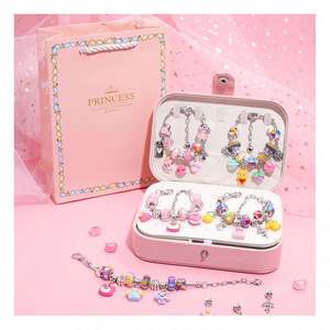 Kit de Bijoux DIY en Gros Perles en Acier Inoxydable Boîte à Bijoux Double Couche Livraison Gratuite - Fournitures en Vrac pour la Fabrication de Bijoux et Jouets - Product Image 1