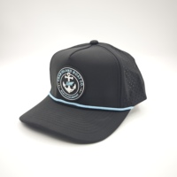 Casquettes de baseball unisexes 5 panneaux ajustables à logo léopard brodé à la main, style sportif, en tissu Dobby, pour l'été – Vente en gros