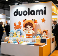 Peluche personnalisée, jouet en peluche doux, crabe orange, poupée de personnage pour cadeau promotionnel, peluche personnalisée