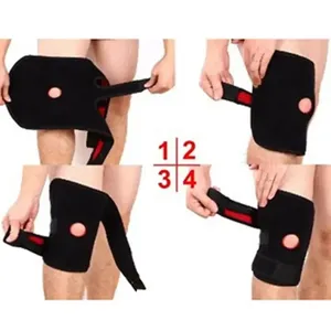 <span class=keywords><strong>Rodillera</strong></span> Ortopédica Ajustable con Rótula Abierta, Protector <span class=keywords><strong>de</strong></span> Rodilla para Gimnasio, Entrenamiento, Deportes, Artritis y Dolor Articular - Product Image 3