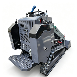 Mini-chargeuse sur chenilles à charge lourde avec moteur, pompe et boîte de vitesses pour la manutention de matériaux d'étable (Diesel, garantie 1 an) - Product Image 2