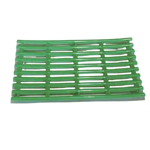 green color rabbit plastic slat floor plastic rabbit matting for rabbit cage in in Philippines in Malaysia