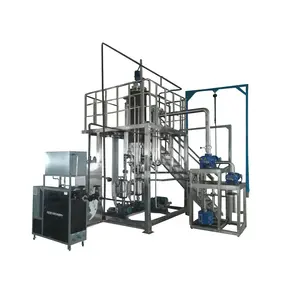 High vacuum vertical agitated thin film evaporation