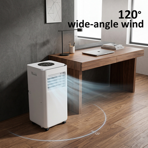 Climatiseur portable Greenfly JJpro 5000/7000/9000 BTU, unité de refroidissement intérieure blanche pour la maison, le bureau, la chambre à coucher, le salon - Product Image 6