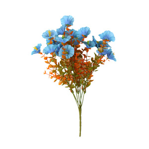 Fleurs artificielles Xinchengzhi Morning Glory d'automne, 10cm-30cm, fleurs en soie, décoration de jardin, utilisation en extérieur pour l'automne - Product Image 5