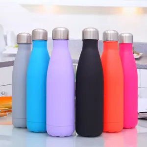 500ml 1000ml Custom Logo Double Wall Vacuum Insulated Sublimation Sport Water Bottles Stainless Steel
