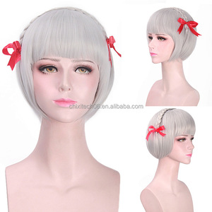 Peluca de Cosplay: Onmyoji, Hikari, Yamato, Abe No Seimei, Oni, Red Leaf, Vampire Girl, Tsukimi, Boy, Spirit, <span class=keywords><strong>Kagura</strong></span> - Product Image 3