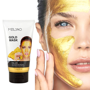 MELAO Maschera Peel-Off al <span class=keywords><strong>Collagene</strong></span> e Oro 24K Naturale e Biologica, Crema Viso Antirughe Idratante e Illuminante - Product Image 2