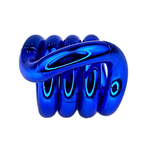 Jouet sensoriel en silicone bleu - Jouet sensoriel torsadé pour adolescents et adultes, cadeau scolaire unisexe - Product Image 3