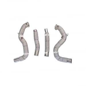 Tuyau de descente d'échappement de bouclier thermique de haute qualité pour tuyaux de descente Mercedes Benz <span class=keywords><strong>AMG</strong></span> GT <span class=keywords><strong>GTS</strong></span> GTR <span class=keywords><strong>V8</strong></span> 4.0T M178 - Product Image 1