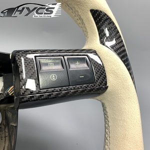 Volant en fibre de carbone en cuir suédé de course de carbone pour <span class=keywords><strong>Chrysler</strong></span> <span class=keywords><strong>300c</strong></span> Kit de carrosserie <span class=keywords><strong>Rolls</strong></span> <span class=keywords><strong>Royce</strong></span> Phantom - Product Image 4