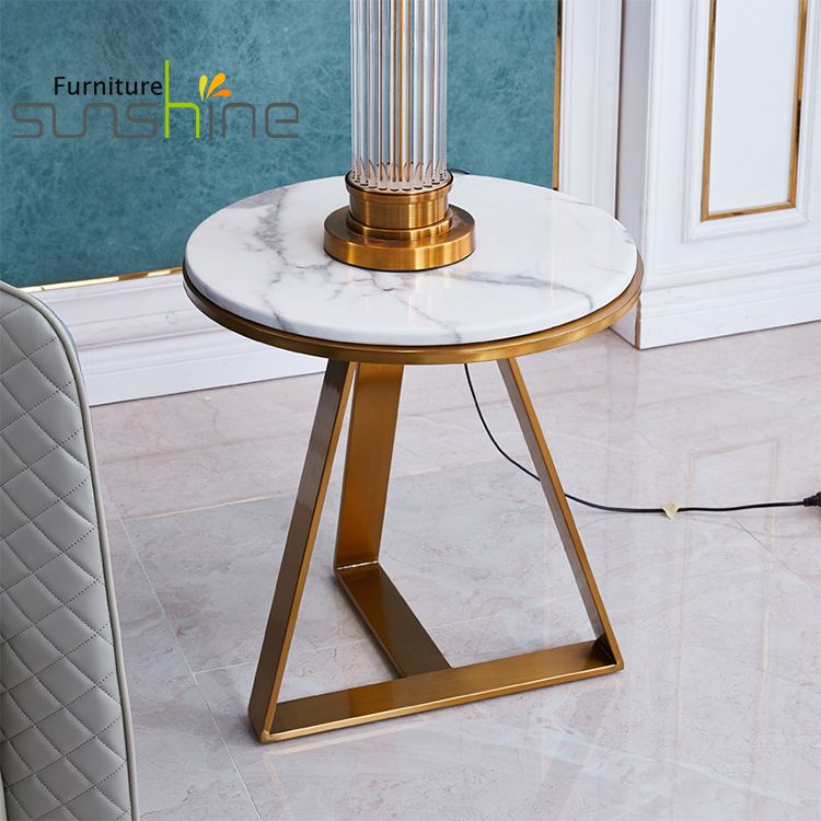 Классический журнальный столик, съемный набор, чайный столик Ellipse, круглые журнальные столики с ножками из белого золота