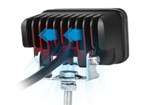 40W 3 LED Projecteurs Lumineux Blanc Froid Ba-ja pour Conduite, Petits Projecteurs LED 24V pour Canada, États-Unis et Autres Accessoires d'Éclairage Automobile