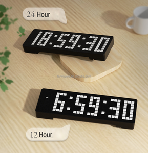 Reloj LED Pixel Creativo de 13 Pulgadas con Temporizador y <span class=keywords><strong>Cuenta</strong></span> <span class=keywords><strong>Regresiva</strong></span> para Reuniones, Fitness, Competencias y Entrenamiento - Product Image 6