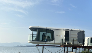 Rumah Kontainer Baja Prefabrikasi Mewah Modern Desain Flat Pack Cina untuk Apartemen Penggunaan Hunian Luar Ruangan Tahan Guncangan - Product Image 5