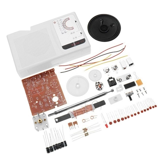 1Set DIY FM AM Radio CXA1691 Students Soldering Practice Set Electronic Production Kit Learning Kit