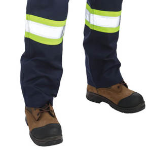 กางเกงคาร์โก้สะท้อนแสงกันน้ำคุณภาพสูง ANSI Class 1 สำหรับผู้ชาย กางเกงนิรภัยแบบมองเห็นได้ชัดเจน กางเกงทำงานกลางแจ้ง - Product Image 5