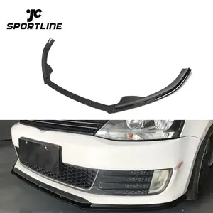 De fibra de carbono MK6 GLI labio delantero divisor para VW Sagitar Jetta MK6 GLI sedán 4-puerta 13-15