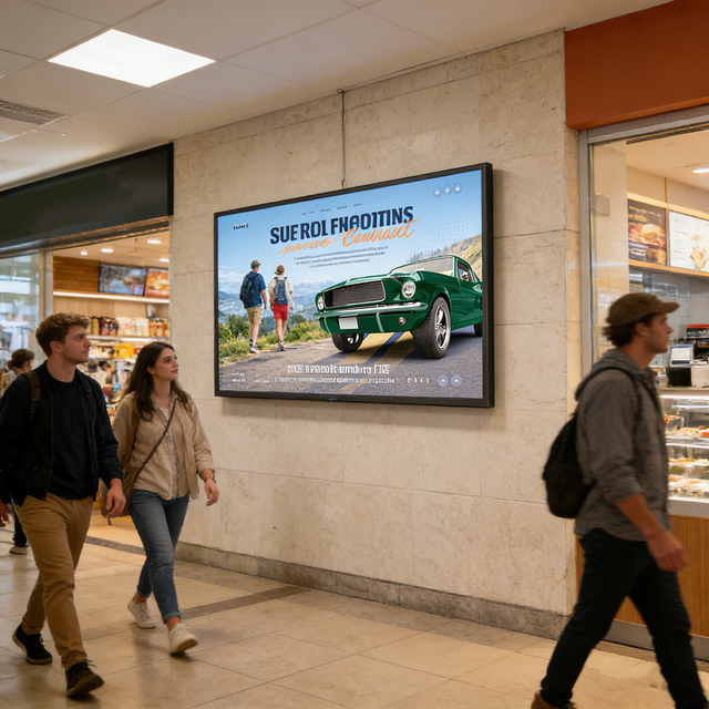 4k Android Advertising Media Player Display 43" 32"with Free Cms Software All Build-in Digital Signage Player