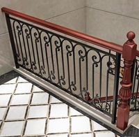 edelstahl dekorative metall gusseiserne treppen balustraden geländer großhandel/schmiedeeisen balustrade innen schmiedeeisen treppen
