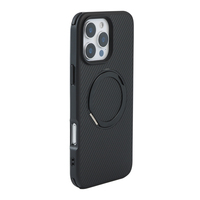 Étui de téléphone Texture de luxe pour iPhone 17 16 Pro Max 14 Plus Support d'anneau rotatif à 360 ° Poignée de téléphone Housse de protection INS