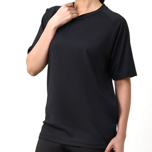 T-shirt uni respirant avec logo personnalisé, haut décontracté tendance, t-shirt en gros, design à la mode, t-shirt pour femme de haute qualité - Product Image 4