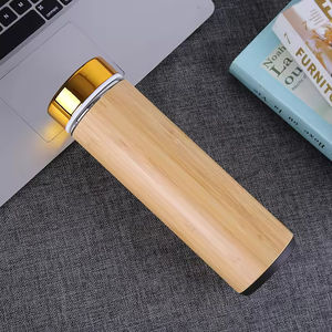 बेरेज अनुकूलित 550 मिलीलीटर बांस खोल स्टेनलेस स्टील वैक्यूम इन्सुलेट इन्सुलेटेड इनफ्यूज़र फ्लैस्क वैक्यूम थर्मोस पानी की बोतल चाय फिल्टर के साथ - Product Image 6