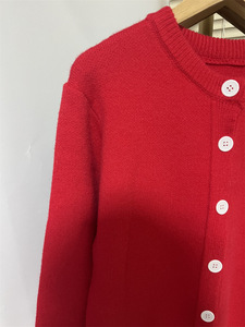 Pull gris à col en V pour femmes nouveau haut à manches longues à la mode - Product Image 3