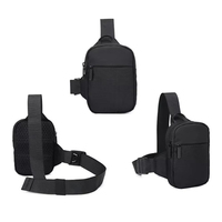 Sac à bandoulière décontracté pour hommes et femmes pour la course à pied en plein air le cyclisme le mini sac de poitrine imperméable en nylon avec logo personnalisé