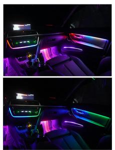 Luz LED Dinámica para Automóvil ADT, Luz de Neón <span class=keywords><strong>El</strong></span>, Control por Aplicación, Color RGB Permeante, Decoración Interior, Luz Ambiental para Automóvil con 18 en 1 Efectos de Sinfonía - Product Image 6