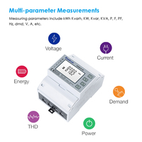 Medidor de potencia digital inteligente solar certificado Eastron MID, Modbus RS485, medidor eléctrico trifásico bidireccional
