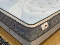 Matelas à ressorts en mousse haute densité OEM 5*6 Topper Matelas à ressorts ensachés pour hôtel en gel de latex à mémoire de forme