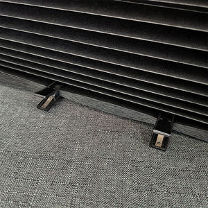 תריסים זמניים שחורים זמניים בד קל משקל מסכי פרטיות השכרת ידידותי לקישוט הבית - Product Image 4