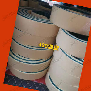 Sabuk Timing TPU PU antistatik, sabuk ekstrusi kain bulu halus lapis temperatur tinggi kustom Performa bagus - Product Image 3