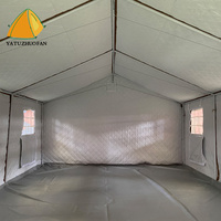 STALLMASTER Isolation mobile d'urgence Cabine de réfugié modulaire Chambre mobile Hôpital Médical Soulagement des catastrophes Toile Puits Tente