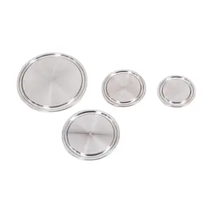 <span class=keywords><strong>Tapa</strong></span> Ciega Sanitaria de Acero Inoxidable SUS 304 con <span class=keywords><strong>Abrazadera</strong></span> Tri-Clamp de 0.5\", 0.75\", 1\", 1.5\", 2\", 2.5\", 3\", 3.5\", 4\", 4.5\", 5\", 6\", 8\", 10\" para Elaboración Casera de Cerveza - Product Image 1