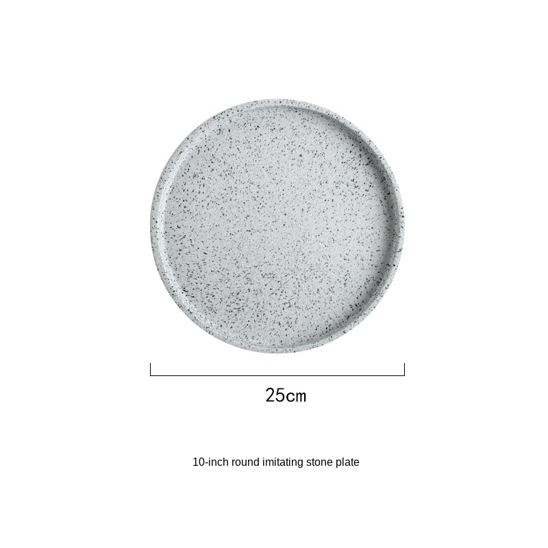 10 pouces rond gris