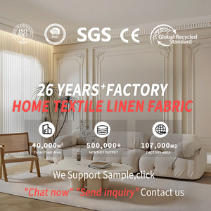 Trang chủ <span class=keywords><strong>Deco</strong></span> in 100% Polyester linen vải cho đồ nội thất giường quần áo bọc & dệt vải - Product Image 6