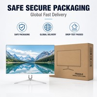 Moniteur professionnel série 24, logo personnalisé, fréquence de rafraîchissement 75Hz/144Hz, dalle VA, sans bordure, écran de jeu 1k grand angle pour PC